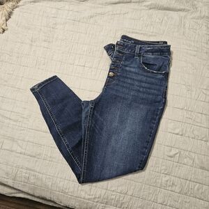 Button Fly Skinny Jean